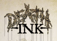 the logo for death ink